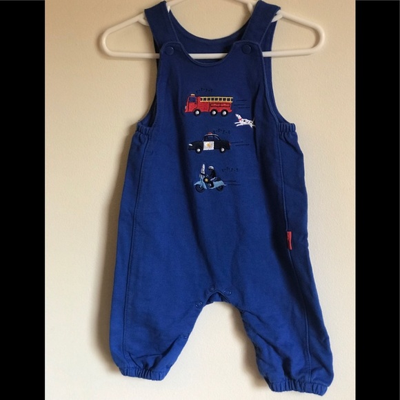 Le Top FirefighterPolice appliqué Cotton Overalls - Picture 1 of 8
